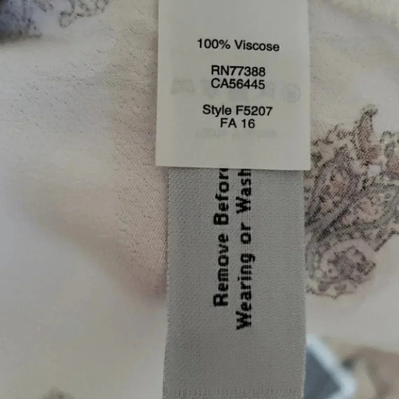 NWT Madewell Floating Paisley Peplum - Picture 9 of 9